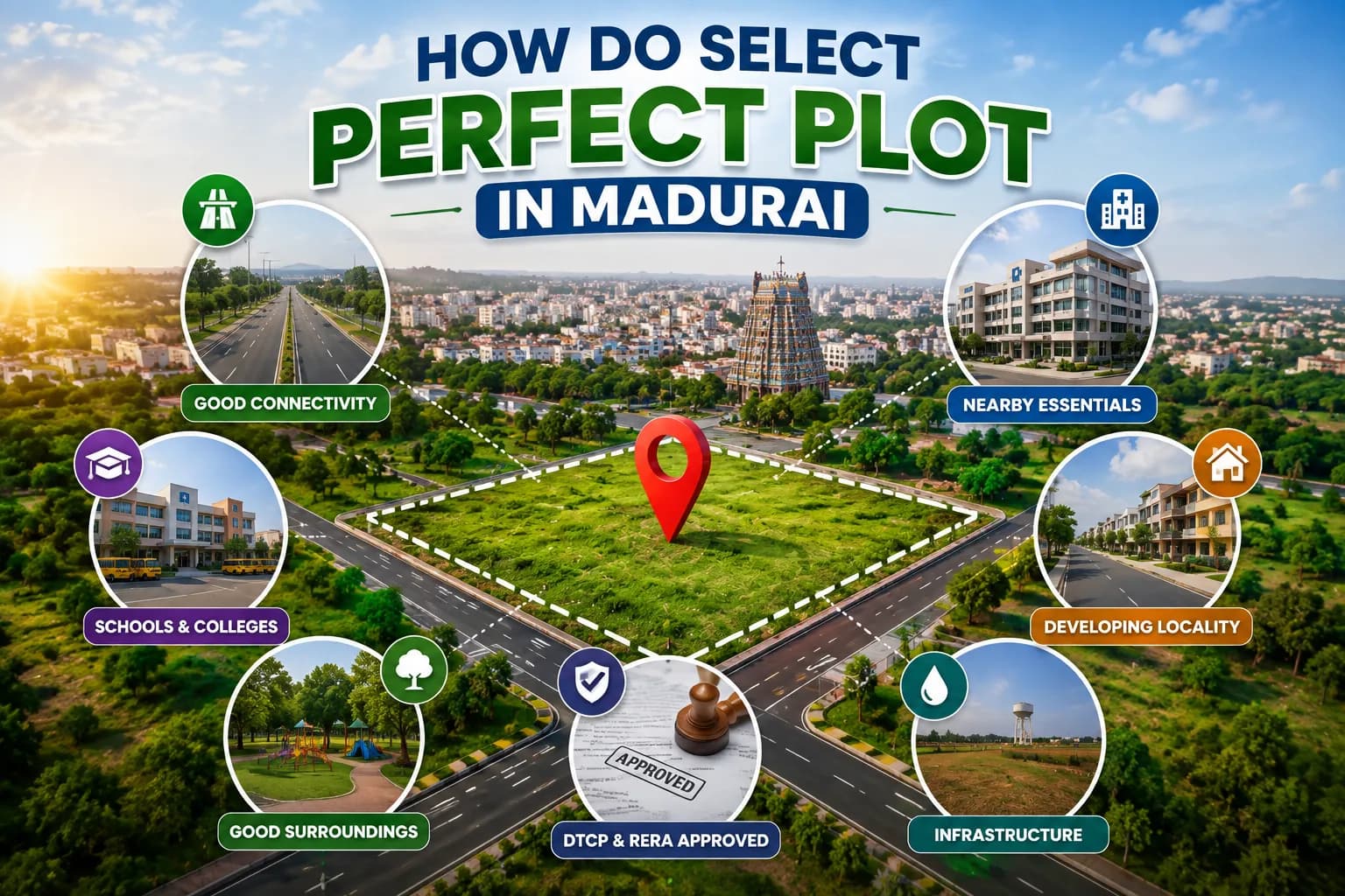 how do select the perfect plot in madurai